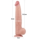 Dildo deslizante Skin realista 25 x 6cm