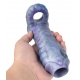 Penis sheath Monster Snaq 13 x 5cm Blue