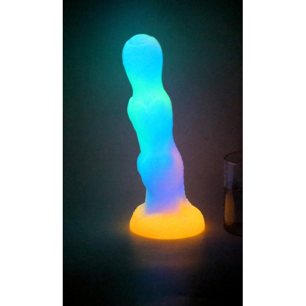 Lumy Din fosforescerende dildo 19 x 5cm