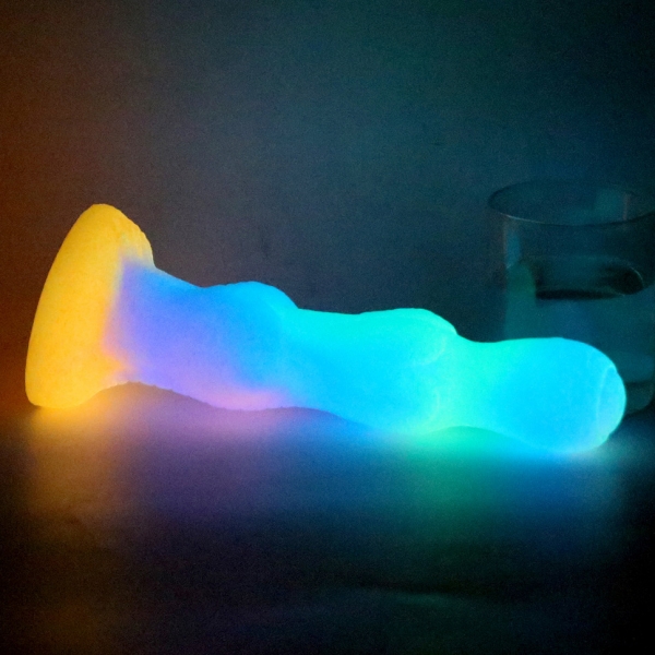 Luminous Mixed Color Anal Dildo