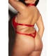 Body SUBMISSIVE Rouge Grande taille