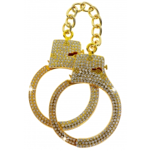 TABOOM Diamond Taboom gold-plated metal handcuffs