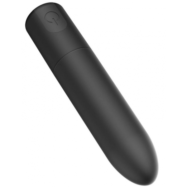 Bullet Vibrator with Round Tip BLACK