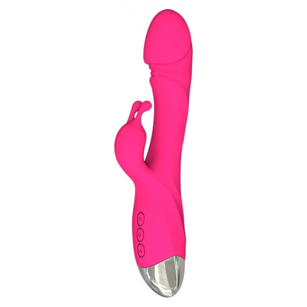 Vibro Konijn Romeo 21cm Fuchsia