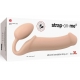 Consolador + plug Strap-On-Me Bendable XL 16 x 4,5cm Vainilla