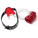 Urinal Gag with Soft Cage Red