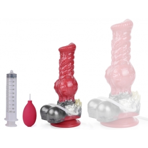 Bad Wolf Dildo Eiaculatore peloso Wolf Squirt S 16 x 6 cm