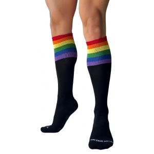 Barcode Berlin Hohe Socken Pride Football Schwarz