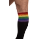 Pride Football High Socks Preto