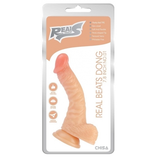 Realistische dildo Beats Curve 15 x 4,5cm