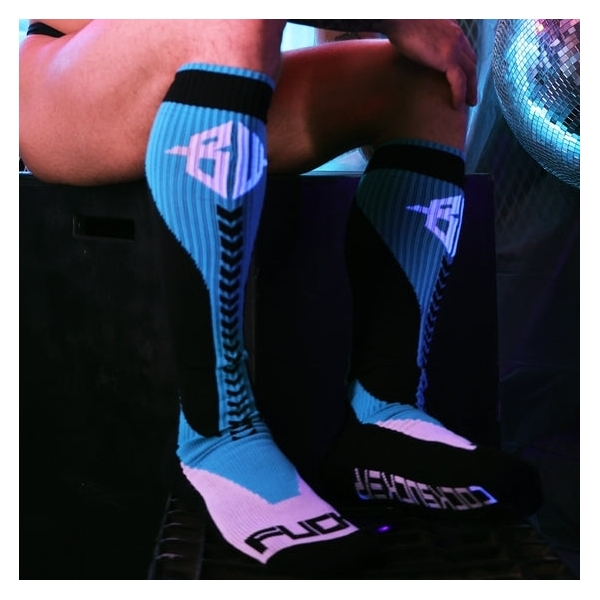 Akira Breedwell Hohe Socken Blau
