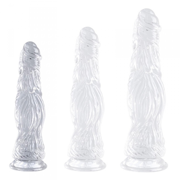 Dildo Monster trasparente Kail S 21 x 5,5 cm