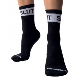 Socken Fetish Slut Schwarz