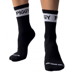 Barcode Berlin Fetish Piggy Socks Black