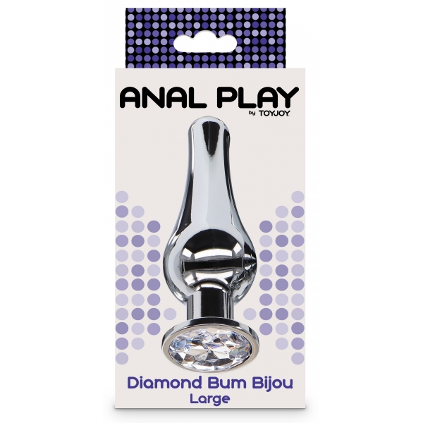 Plug bijou anal Diamond Bum L 12 x 4.1cm