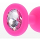 Tapón de joyería Botín de diamantes S 6 x 2,8cm Rosa