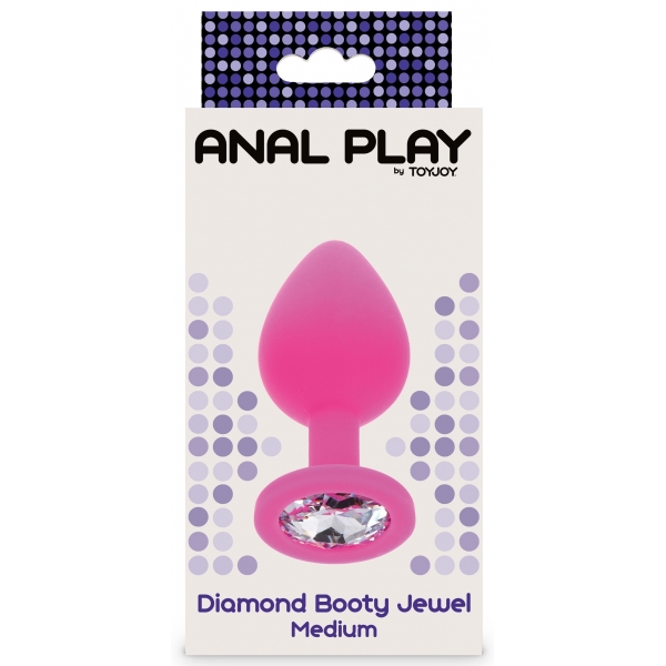 Diamond Booty Jewel Medium Pink