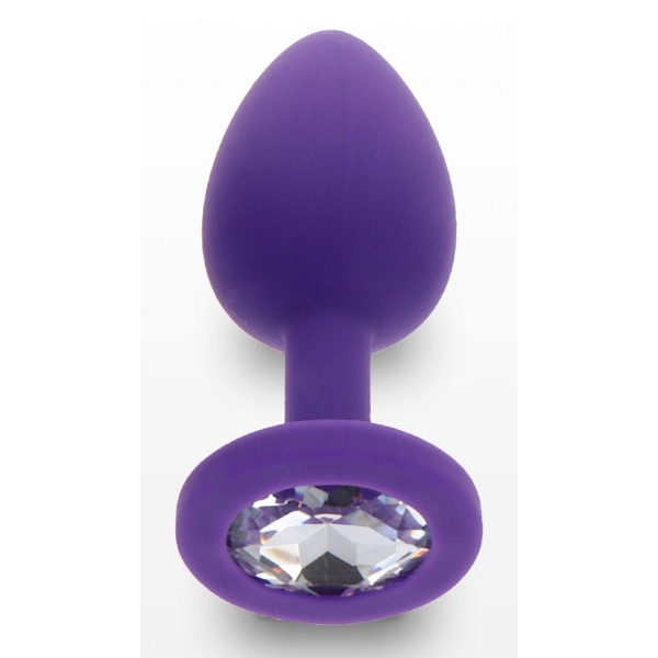 Plug Bijou Diamond Booty S 6 x 2,8 cm Viola