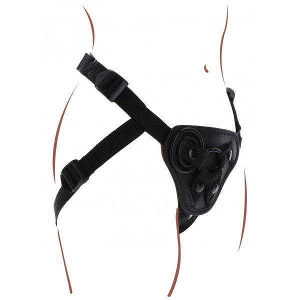 Strap-On Harness Black