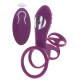 Manga vibratória para o pénis Halo Halo C-Ring Happiness 7cm Roxo