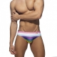 Inclusive Rainbow swim trunks