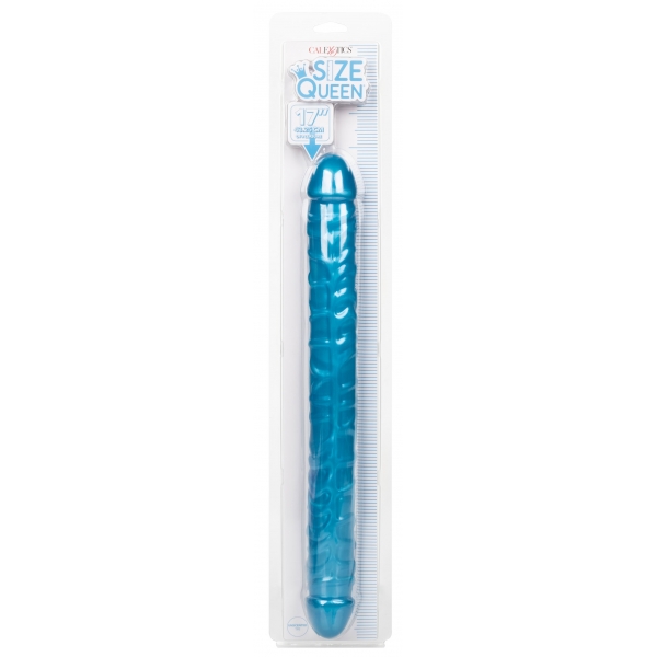 Doppio Dildo Queen Size 43 x 4,2 cm Blu