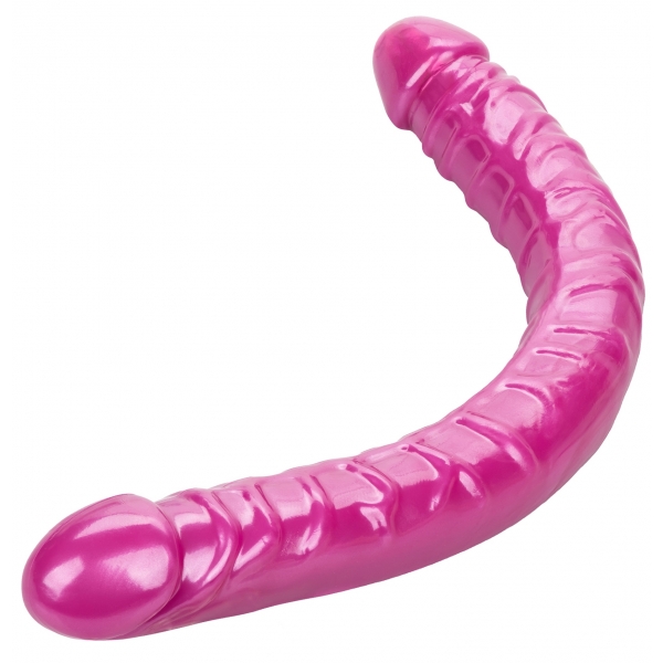 Dildo duplo Queen Size 43 x 4,2 cm cor-de-rosa