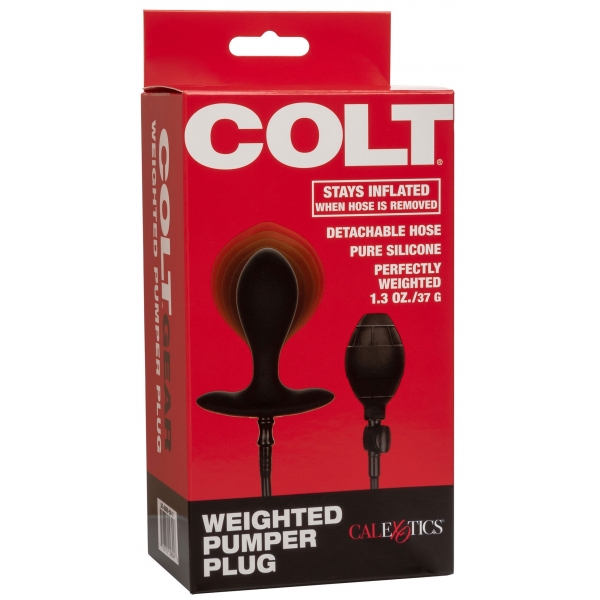 Weighted Pumper Colt Inflatable Plug 7.5 x 3.2cm