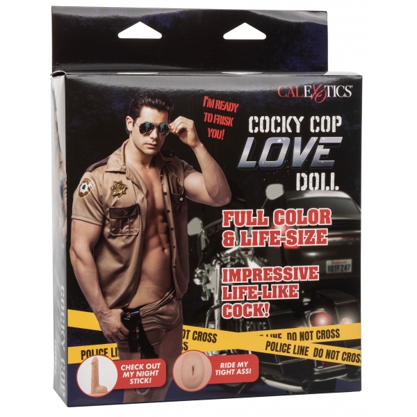 Cocky Cop Love Doll Light skin tone