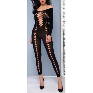 Chilirose Halima sexy bodysuit Black