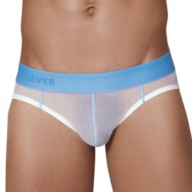 CLEVER Transparante Hunch Slip Wit-Blauw