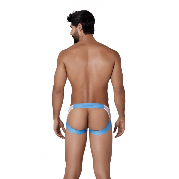 Suspensorio Hunch transparente Blanco-Azul