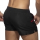 Rainbow Tape swim shorts Black