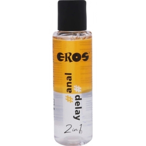 Eros Water Base Lubricant Anal Delay 2 in 1 100 ml