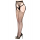 Fishnet Suspender Tights Black