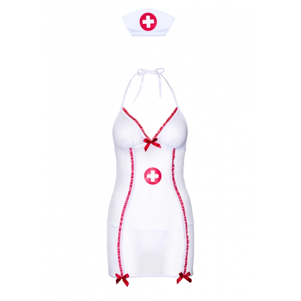 Sexy Krankenschwester-Outfit Hot Nurse 4-teilig