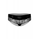 Floral Lace Panties Hiphugger Black