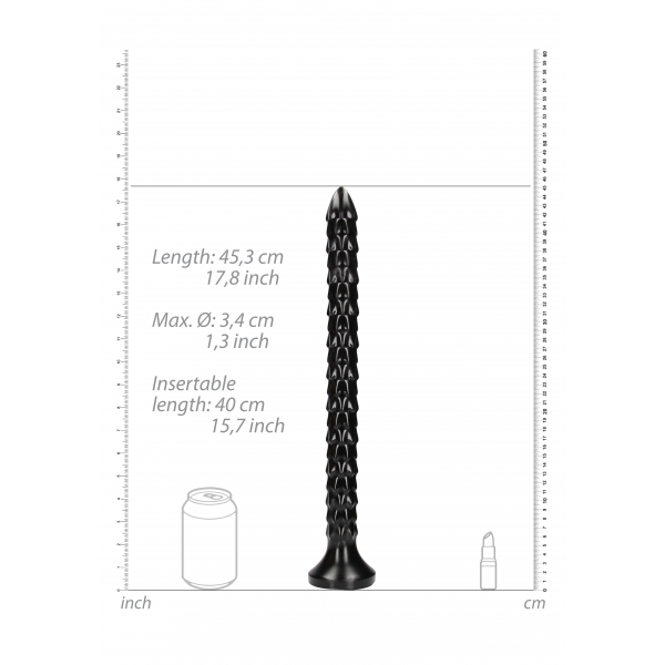 Dildo lungo Scaled Anal Snake M 40 x 3,5 cm