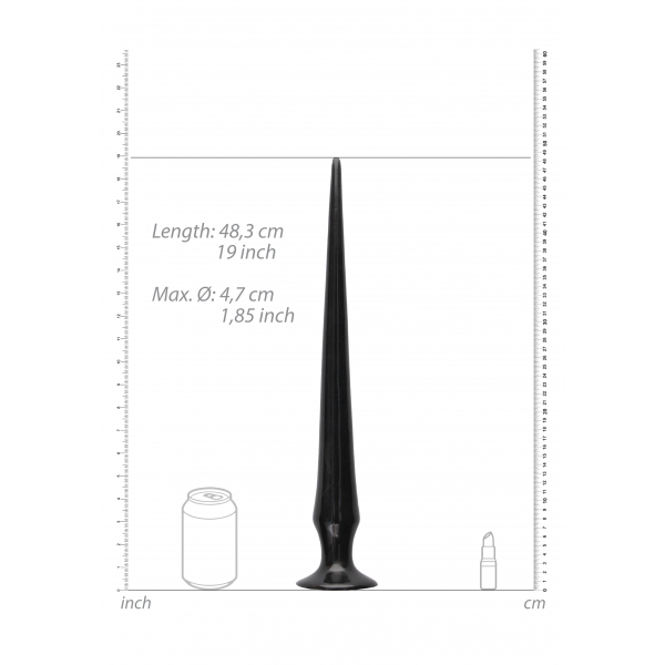 Tampão longo Ass Spike L 48 x 4,5cm