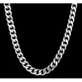 Dünne Kette CUBAN 2mm Silber