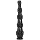 Skeleton Tower Large PVC Anal Beads BLACK