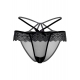 Culotte Tanga sexy Taylor Noire