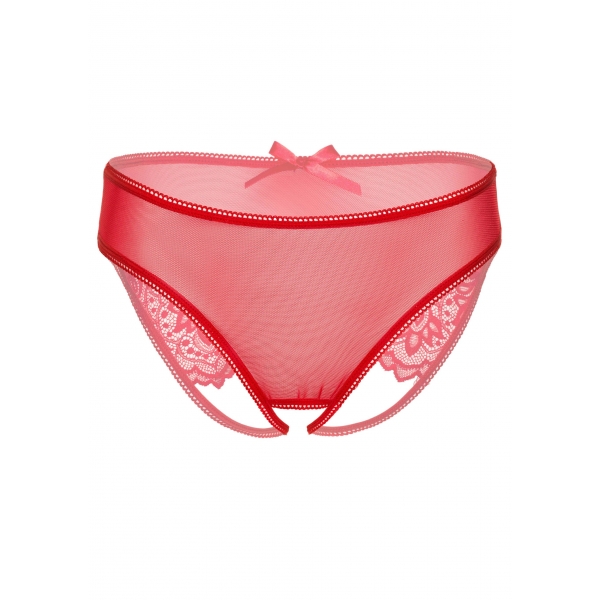 Slip hinten offen Nicolette Rot