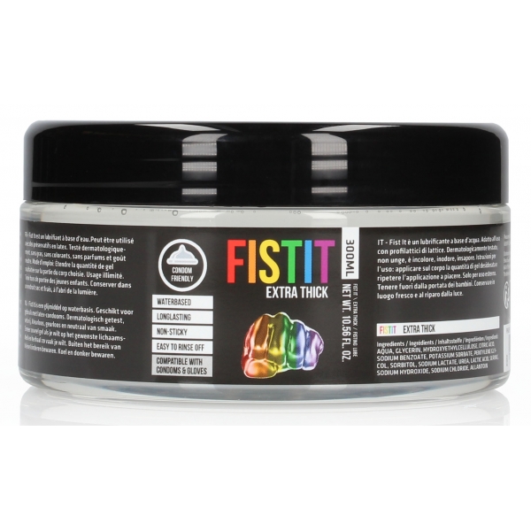 Fist It Lubricante de Agua Arcoiris Extra Grueso 300ml