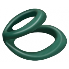 Uplift Silicone Cock & Ball Support C-Ring GREEN