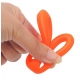 Uplift Silicone Cock & Ball Support C-Ring ORANGE