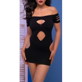 Chilirose Ylgenia Black Mini Dress