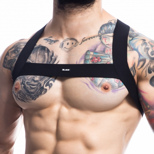 Hero Black elastic harness