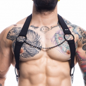 CUT4MEN H4RNESS by C4M- Black Chain Harness