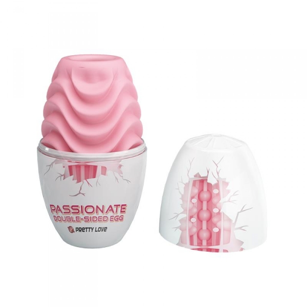 Masturbator Ei Double-Sided Pink